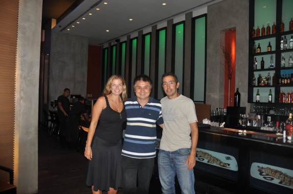 Com o Elcio, no restaurante Soho, em Fortaleza - CE